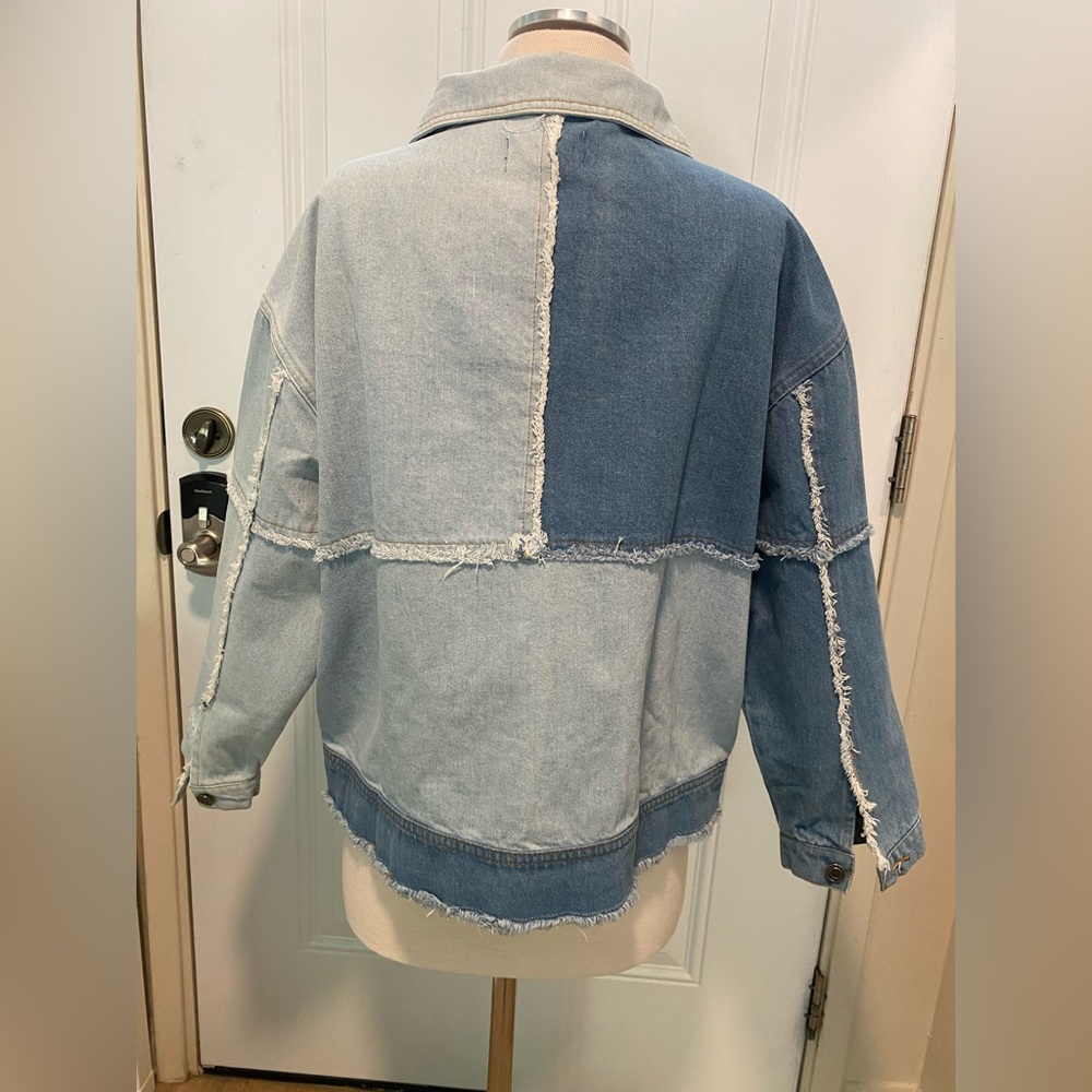 Patchwork Jean Jacket - image 8